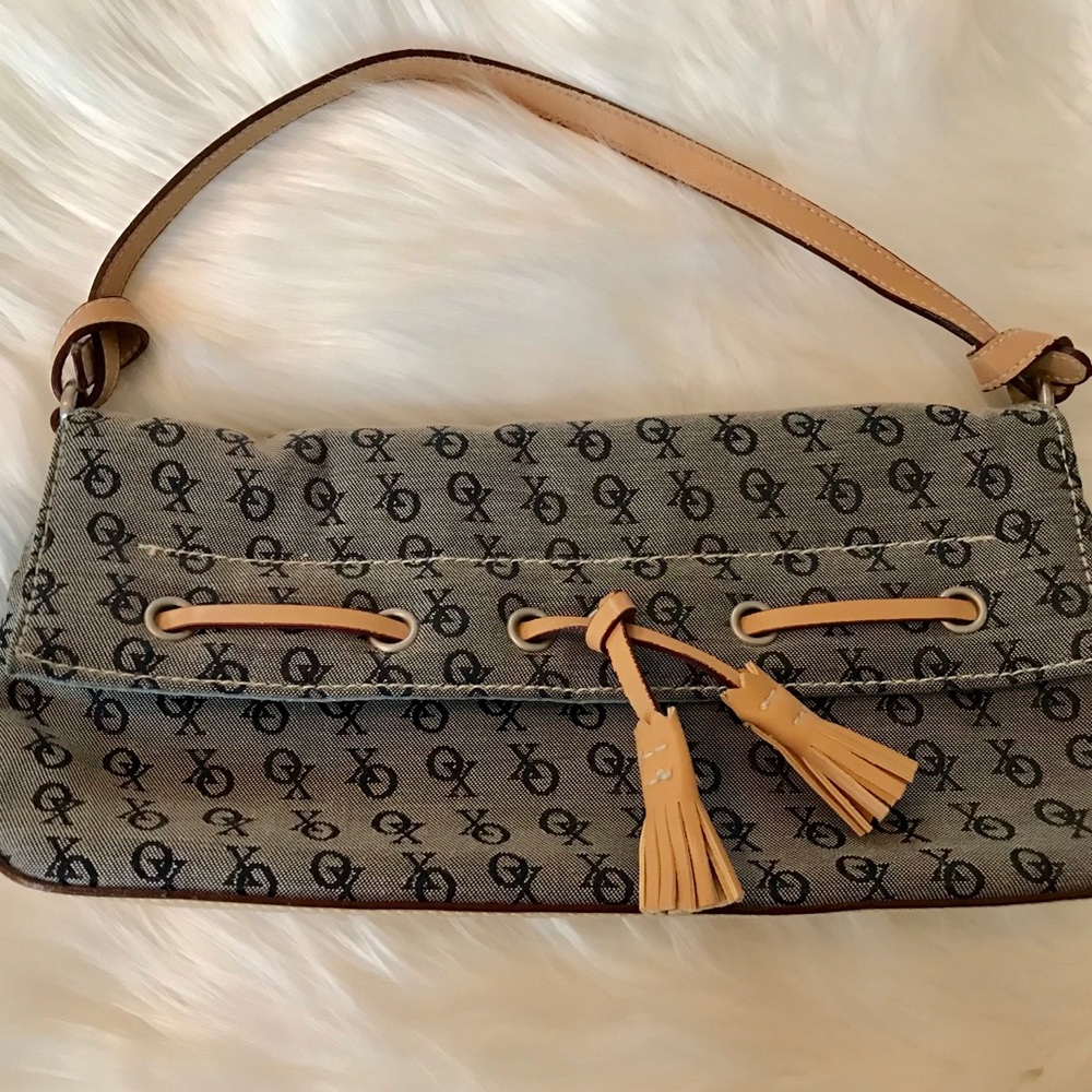 XOXO Signature Shoulder Bag - Navy Blue